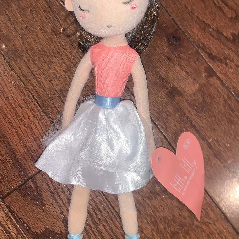 Gloveleya Baby Girl Gifts Ballet Girls Plush Baby Doll Ballerina Blue 13 inch‎